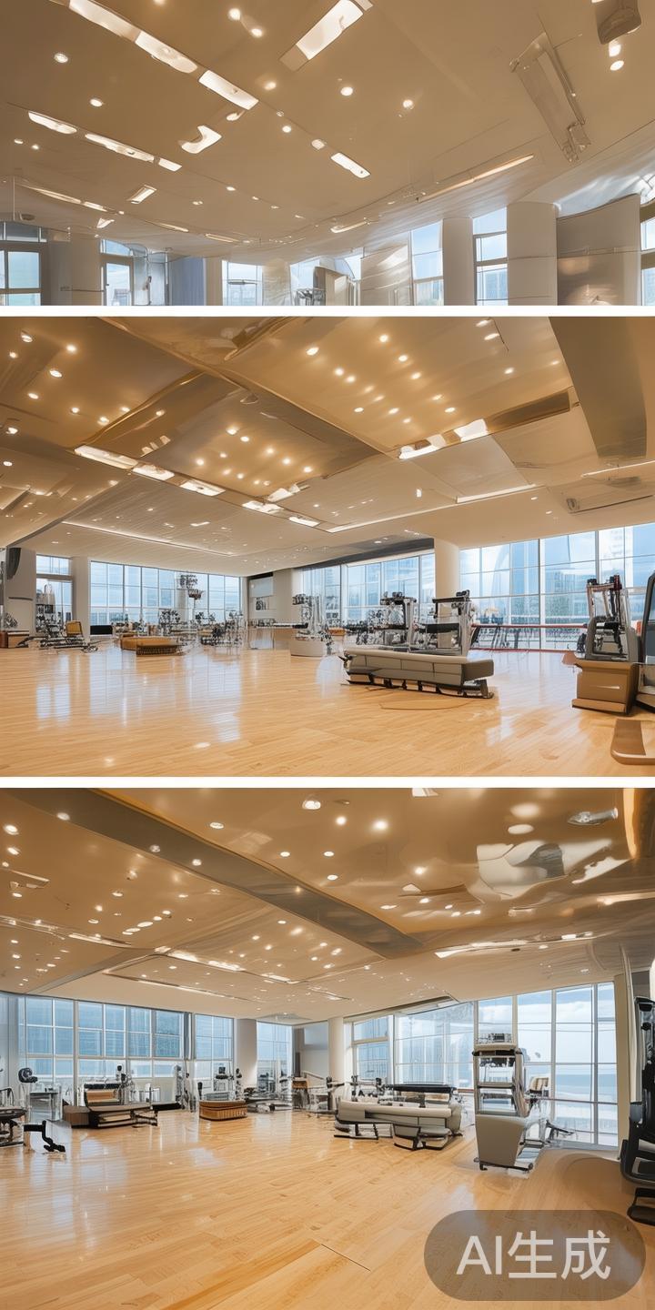 新体育中心拥有宽敞明亮的运动空间，先进的设备以及舒