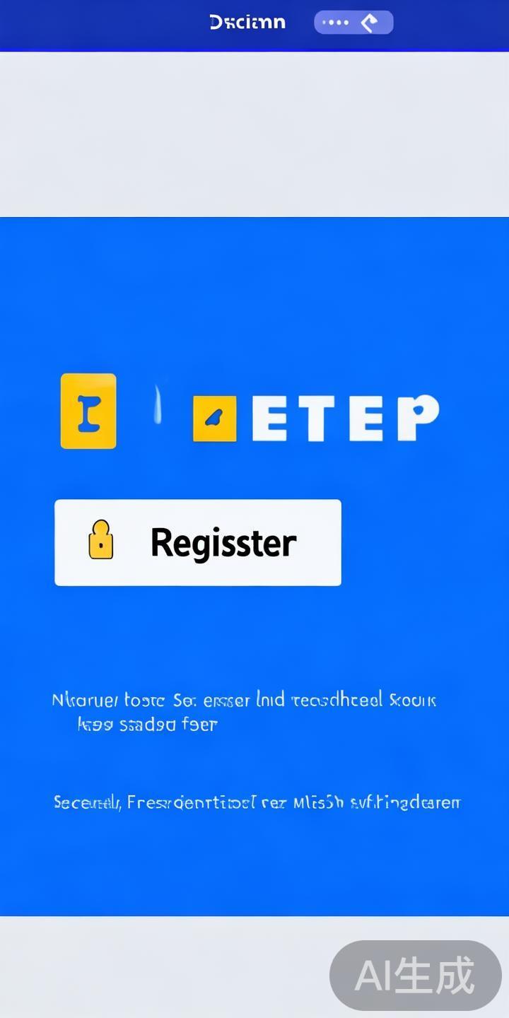 在主页找到并点击“注册”按钮，进入注册页面。这一步